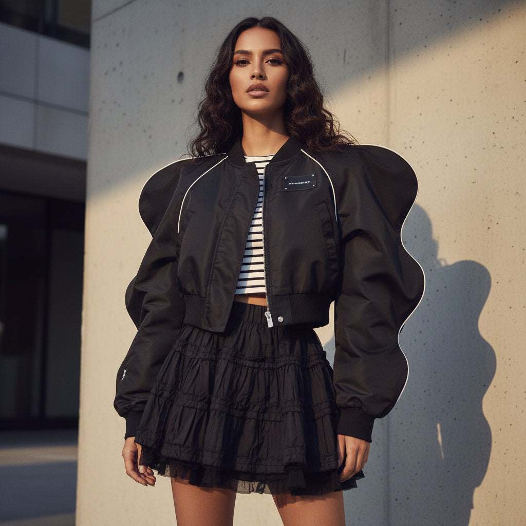 Wave Couture Puff Jacket