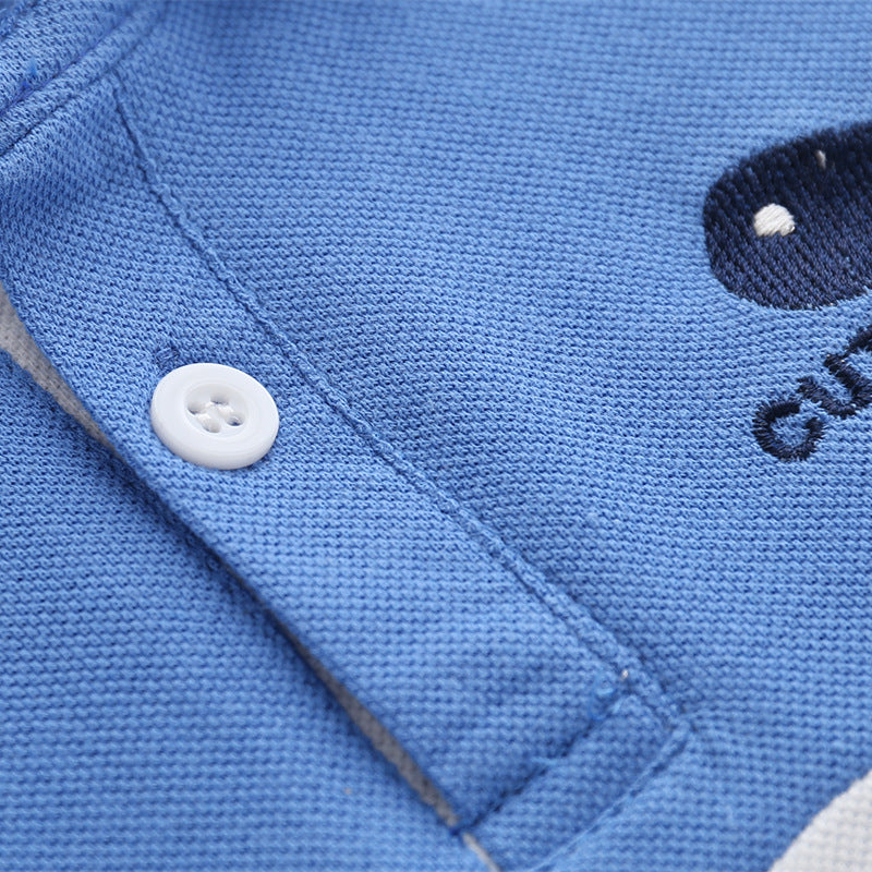 Bold Contrast Color Block Polo