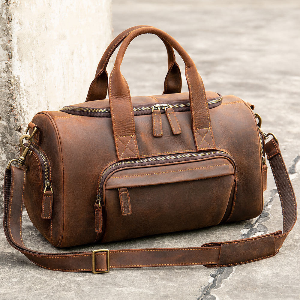 Vintage Nomad Leather Weekender