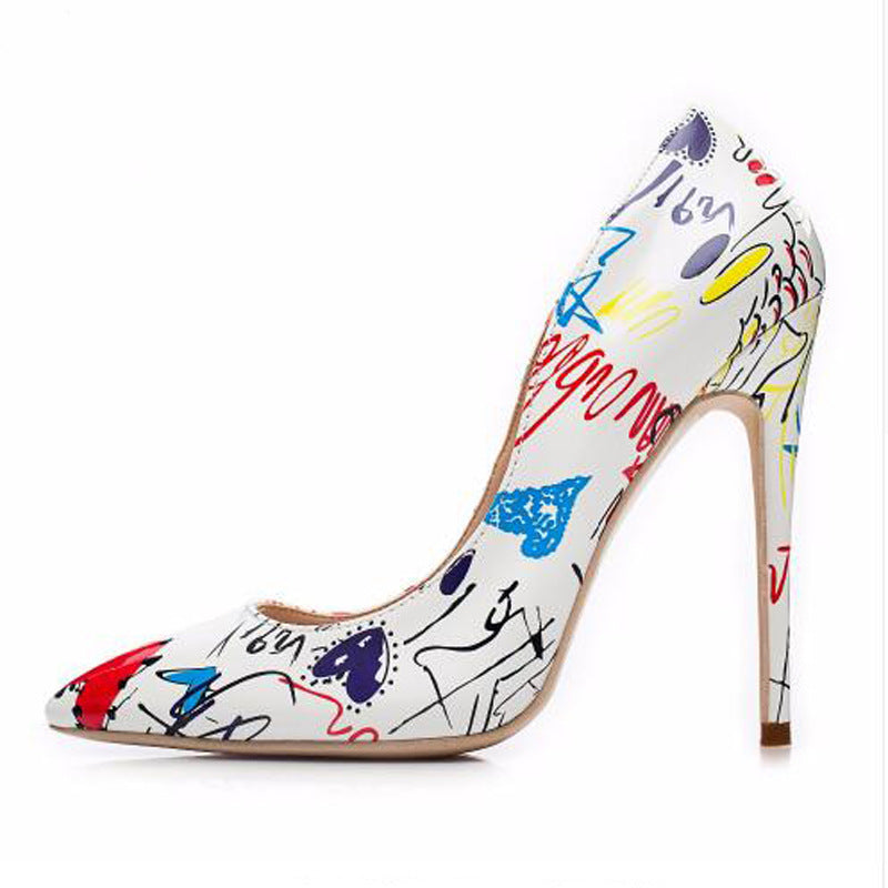 Graffiti Muse Stiletto (Multi Colors)