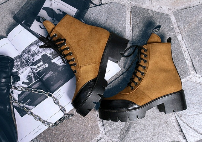 Rebel Edge Rivet Martin Boots