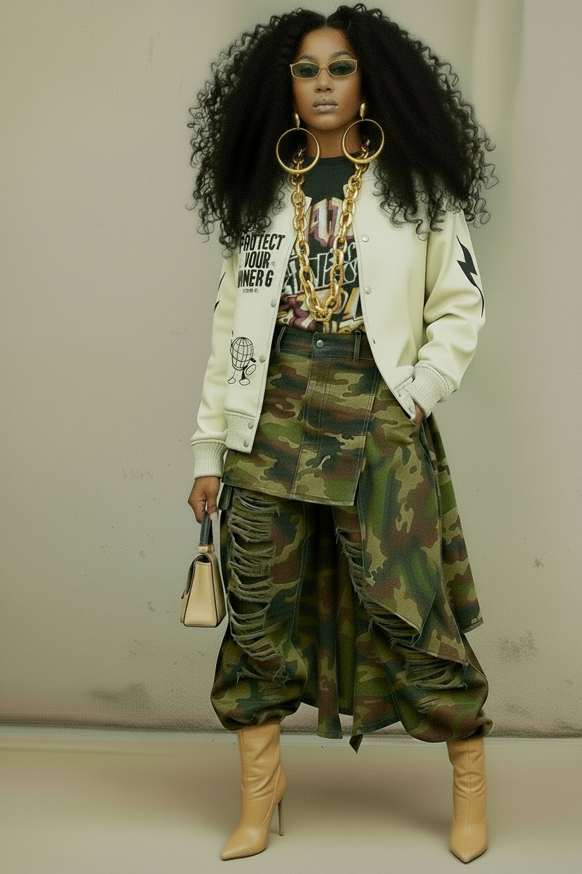 Protect Your Inner G/Watch Your Back Statement Jacket