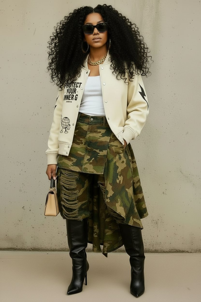 Protect Your Inner G/Watch Your Back Statement Jacket