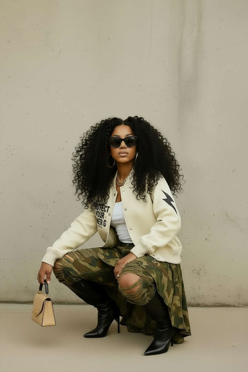 Protect Your Inner G/Watch Your Back Statement Jacket