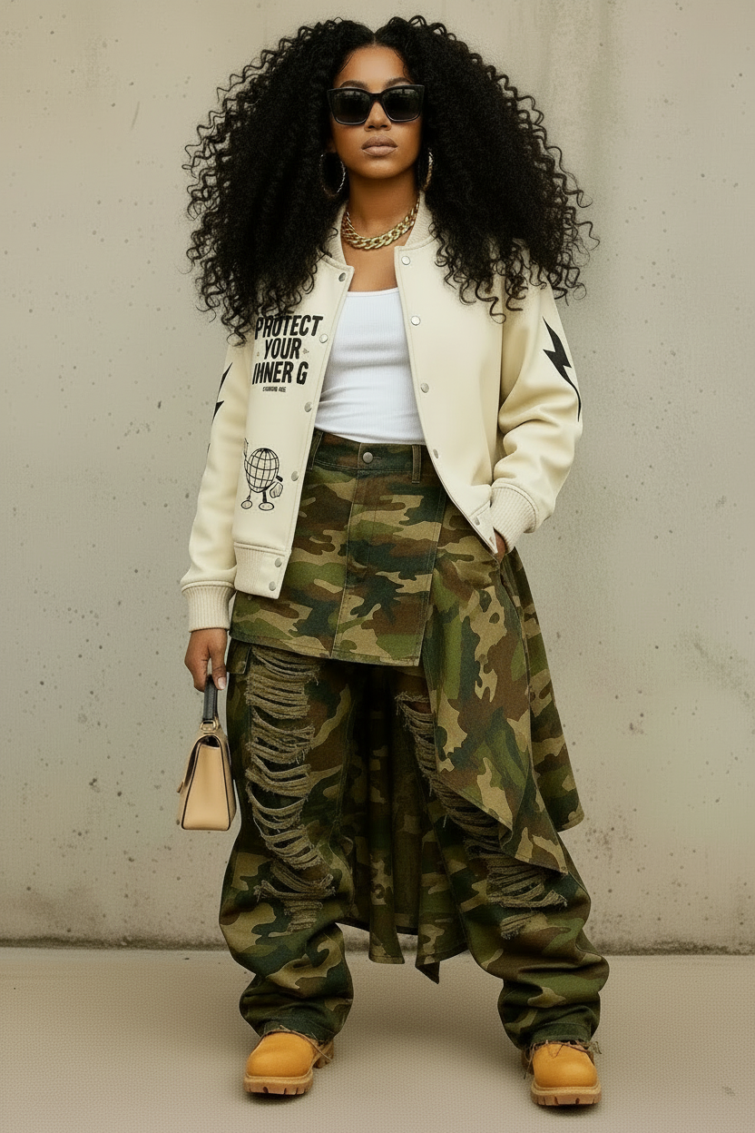 Protect Your Inner G/Watch Your Back Statement Jacket