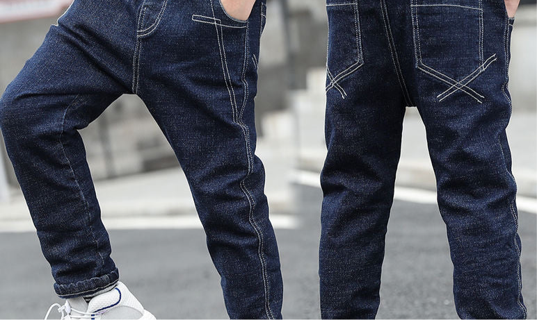 Velvet Touch Boy's Denim Jeans - Autumn & Winter Collection