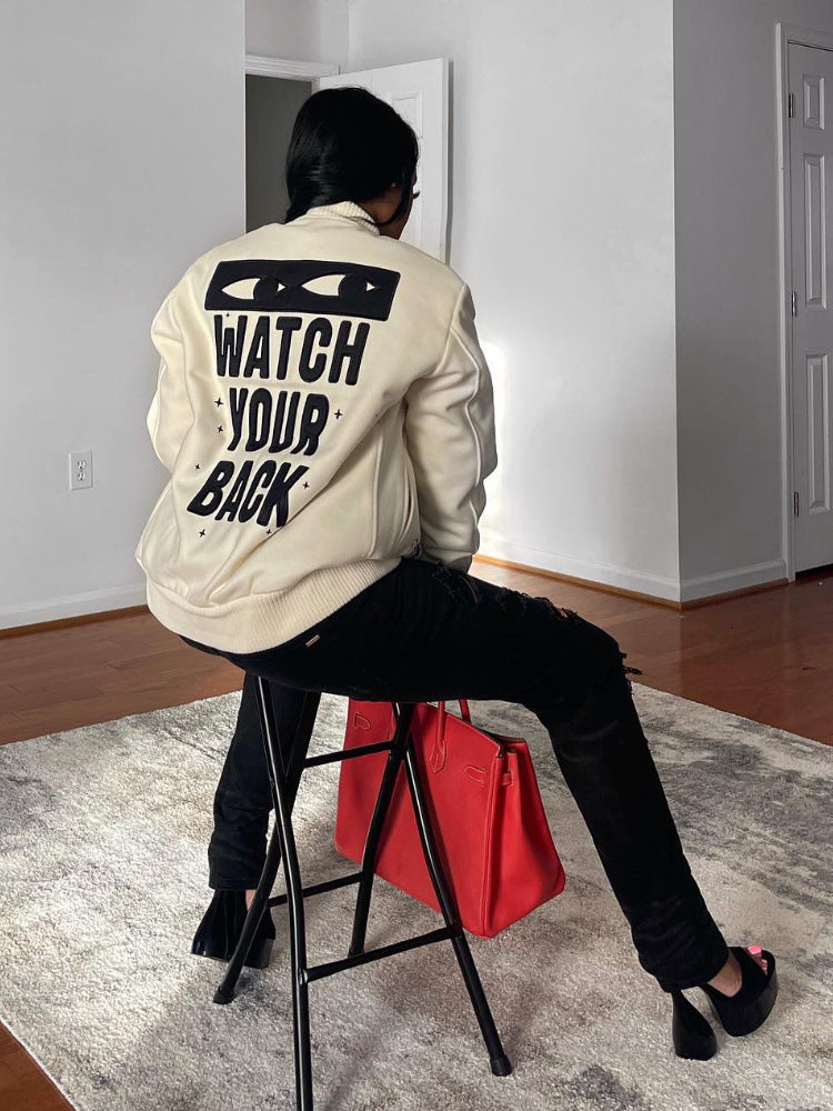 Protect Your Inner G/Watch Your Back Statement Jacket