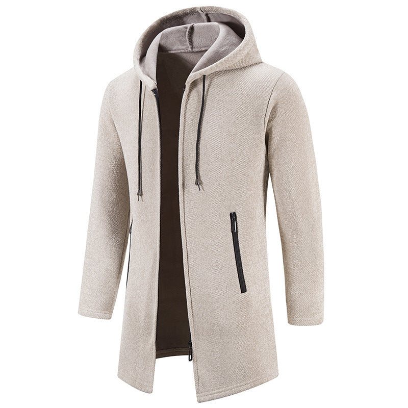 ZipTech Hooded Cardigan Coat