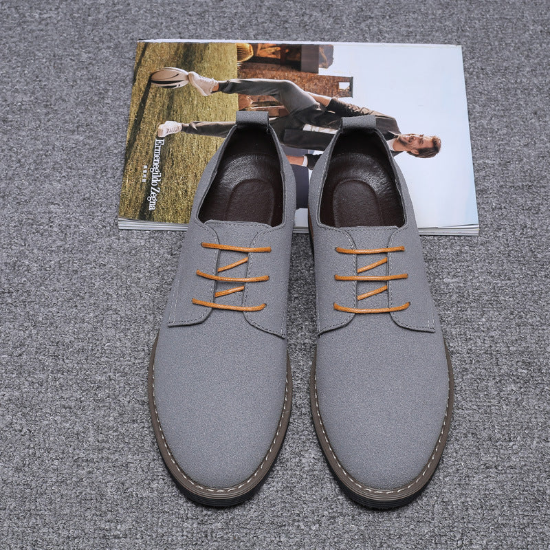 “Frosted Luxe” British Casual Shoes