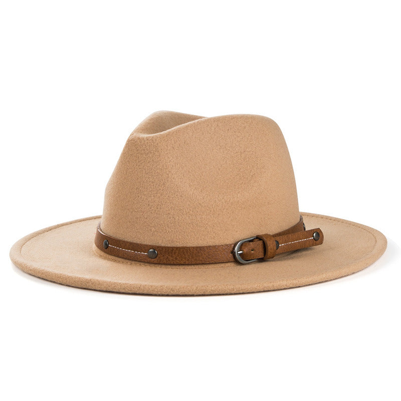 Satin Buckle Brim Cowboy Hat