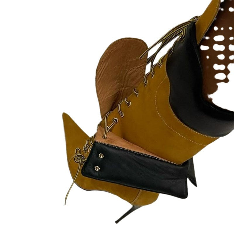 "Laced in Layers' Styled  Boots