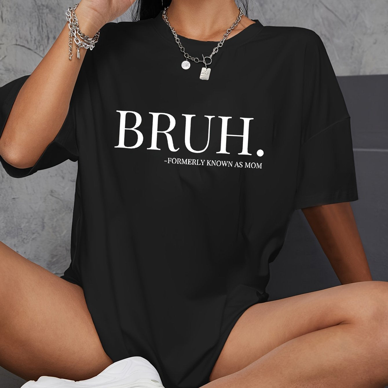 "BRUH"  formerly known as Mom Tee Shirt