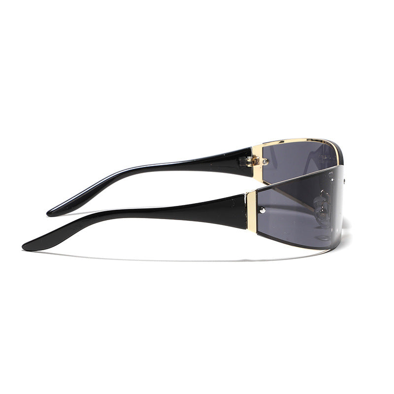 Futuristic Metal frame Sunglasses For Women
