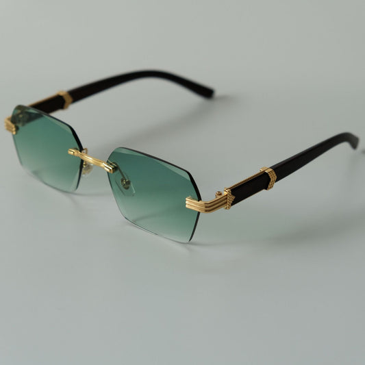 “EdgeLine Rimless” Square SunGlasses