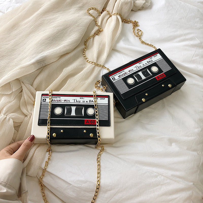 Retro Cassette Tape Shoulder Bag