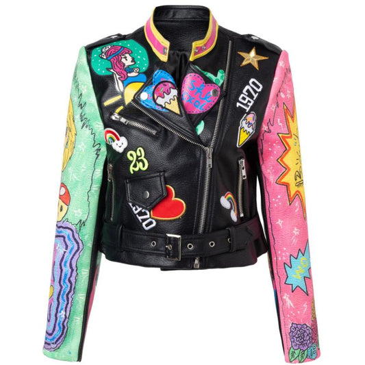 Street Art Moto Jacket Collection