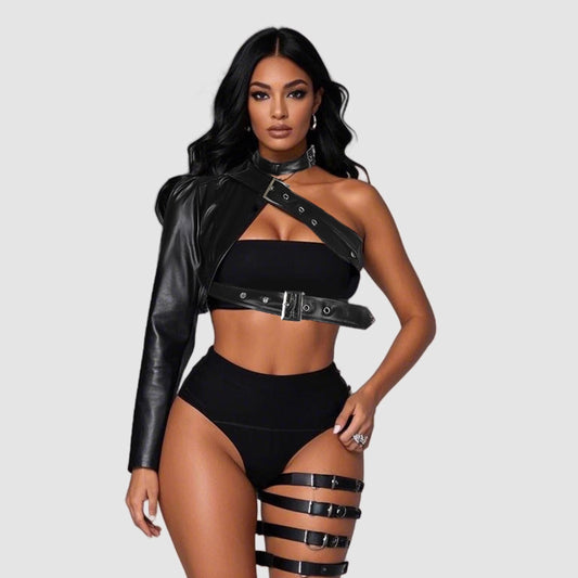 🔥 Half-Halter Havoc Jacket