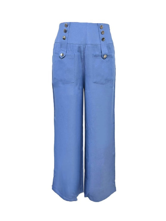 Flare Up Button Pants