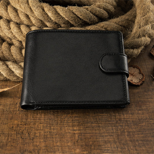 Customized Cowhide Short Wallet