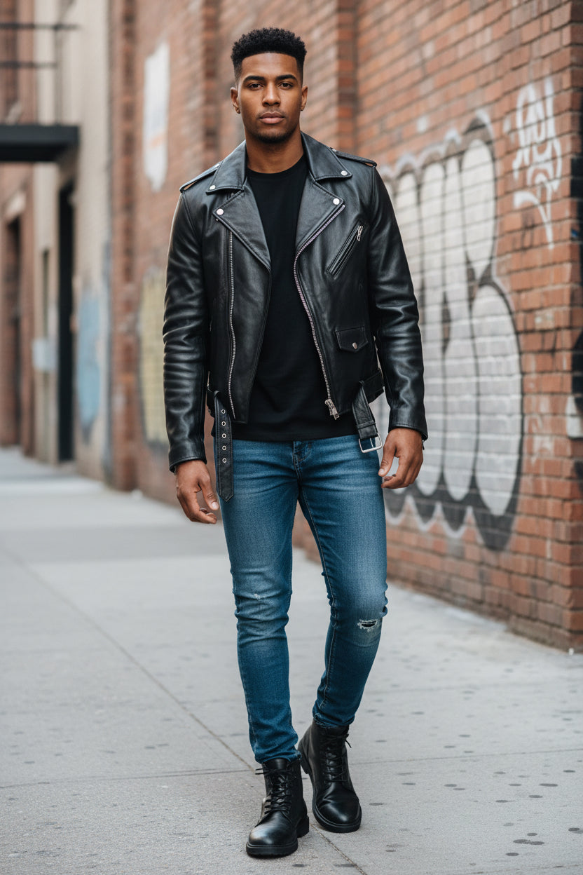 Midnight Rider Moto Leather Jacket