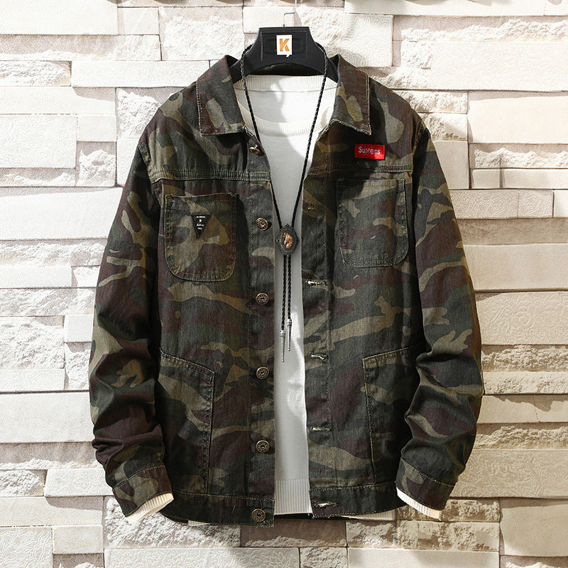 Urban Recon Camouflage Denim Jacket