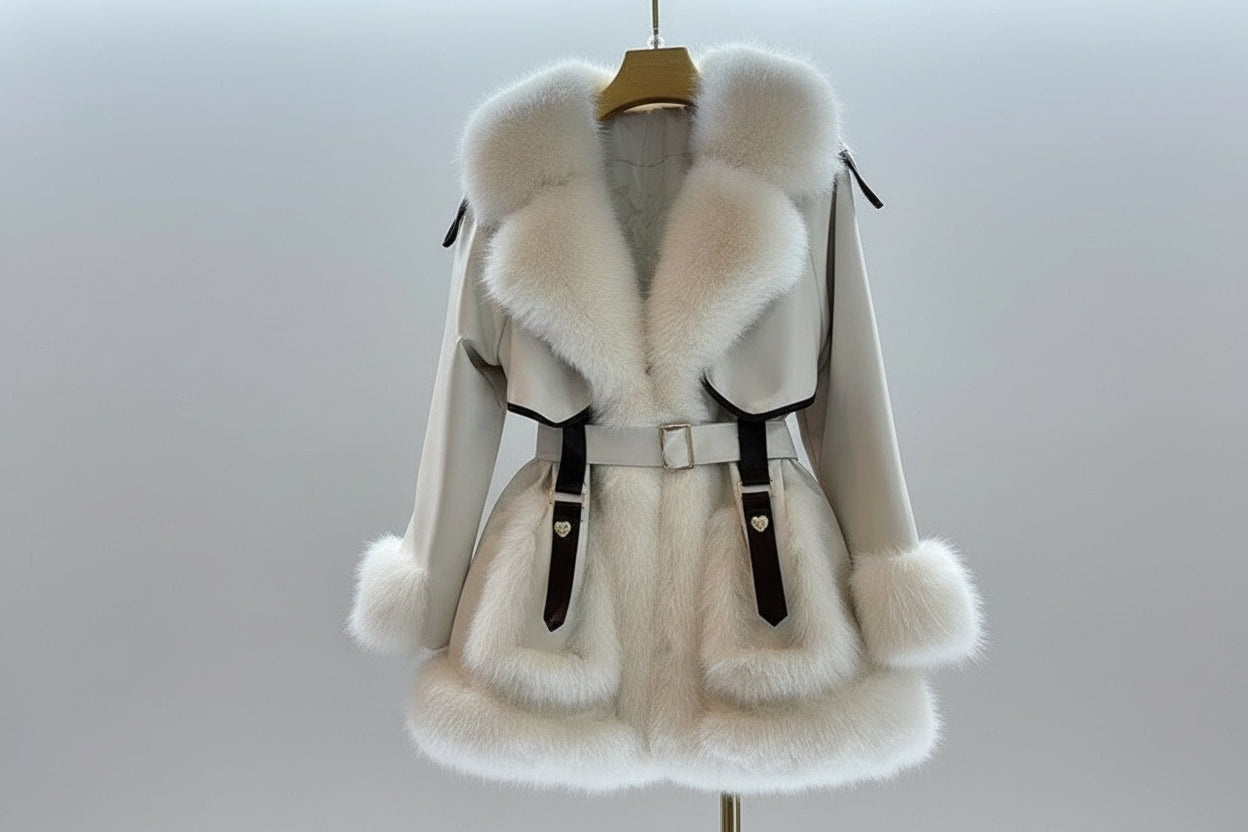 Maison Frost Faux Fur Coat