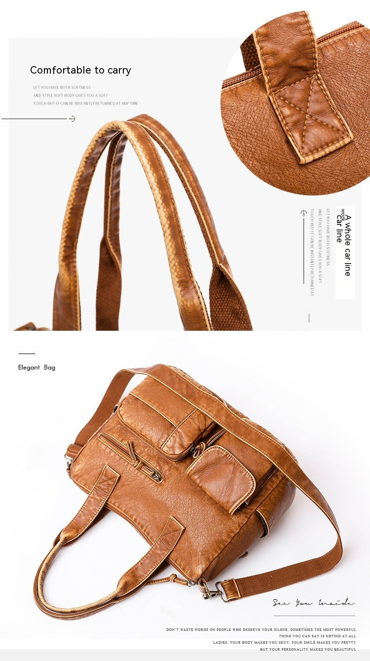 Retro Breeze Leather Bag