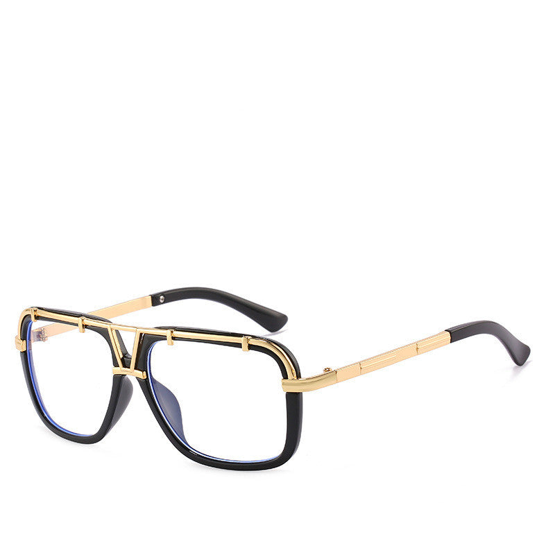 Prestige Classic PC Unisex Black & Gold Sunglasses