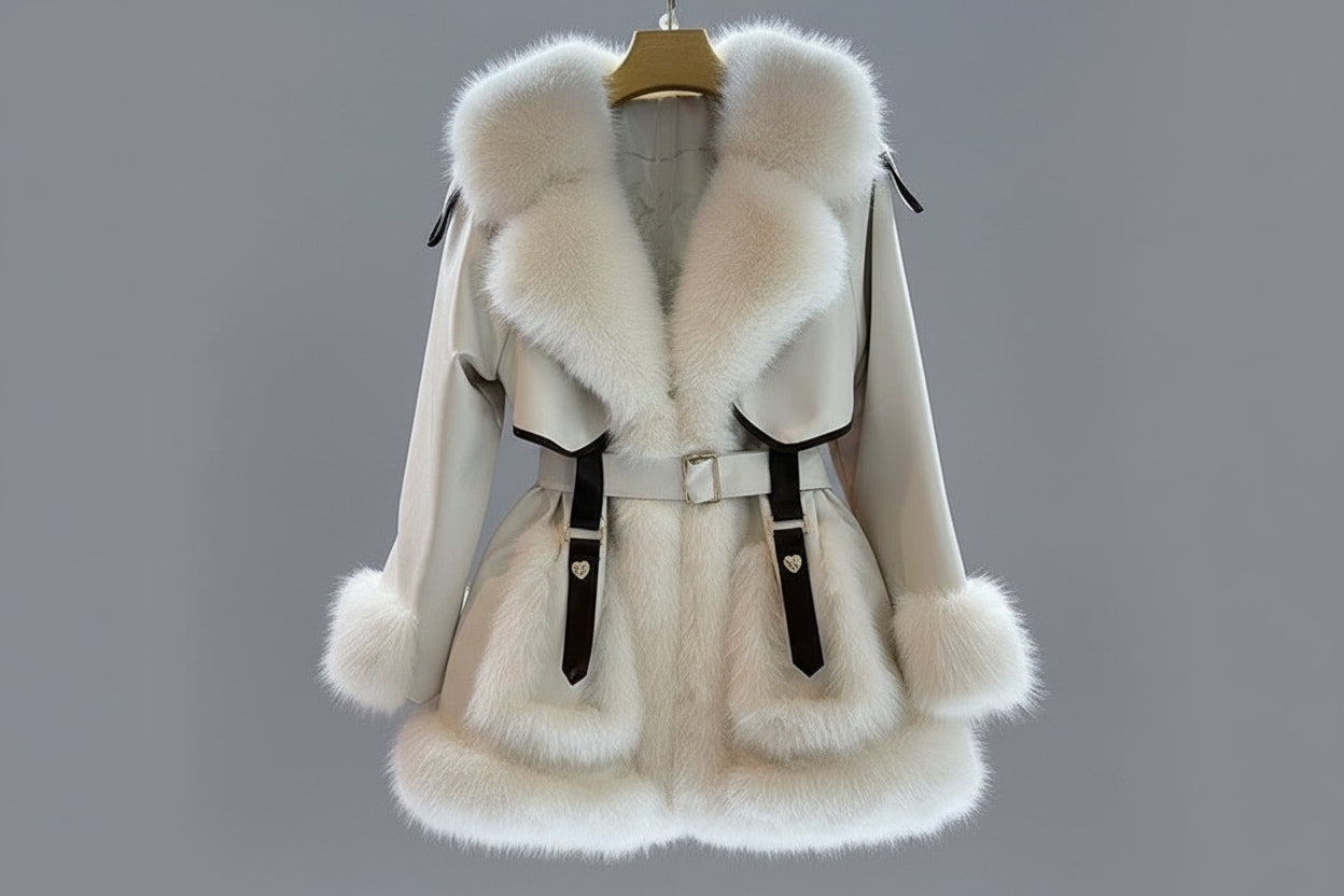 Maison Frost Faux Fur Coat