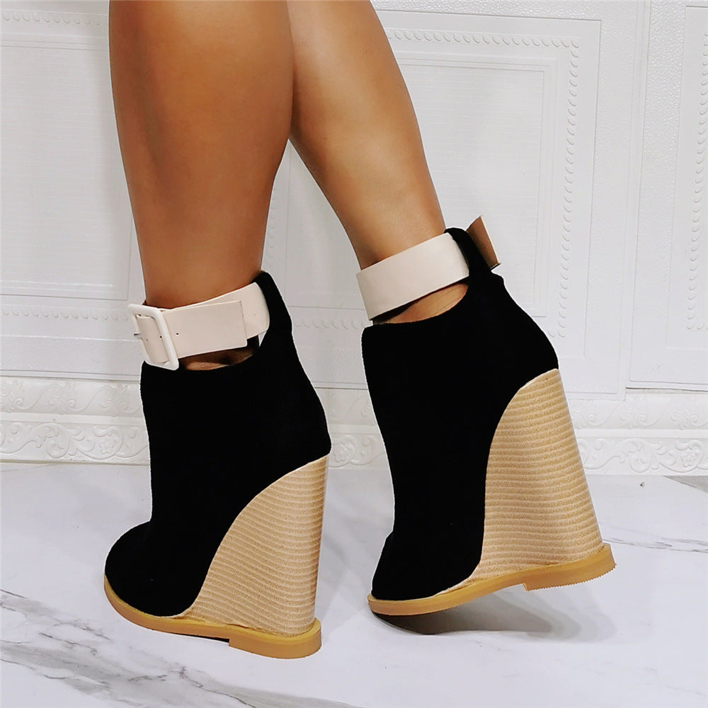 The "Luxe Split "Wedge Heels