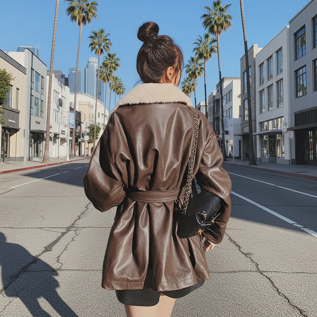 : Winter Rider Longline Moto Jacket