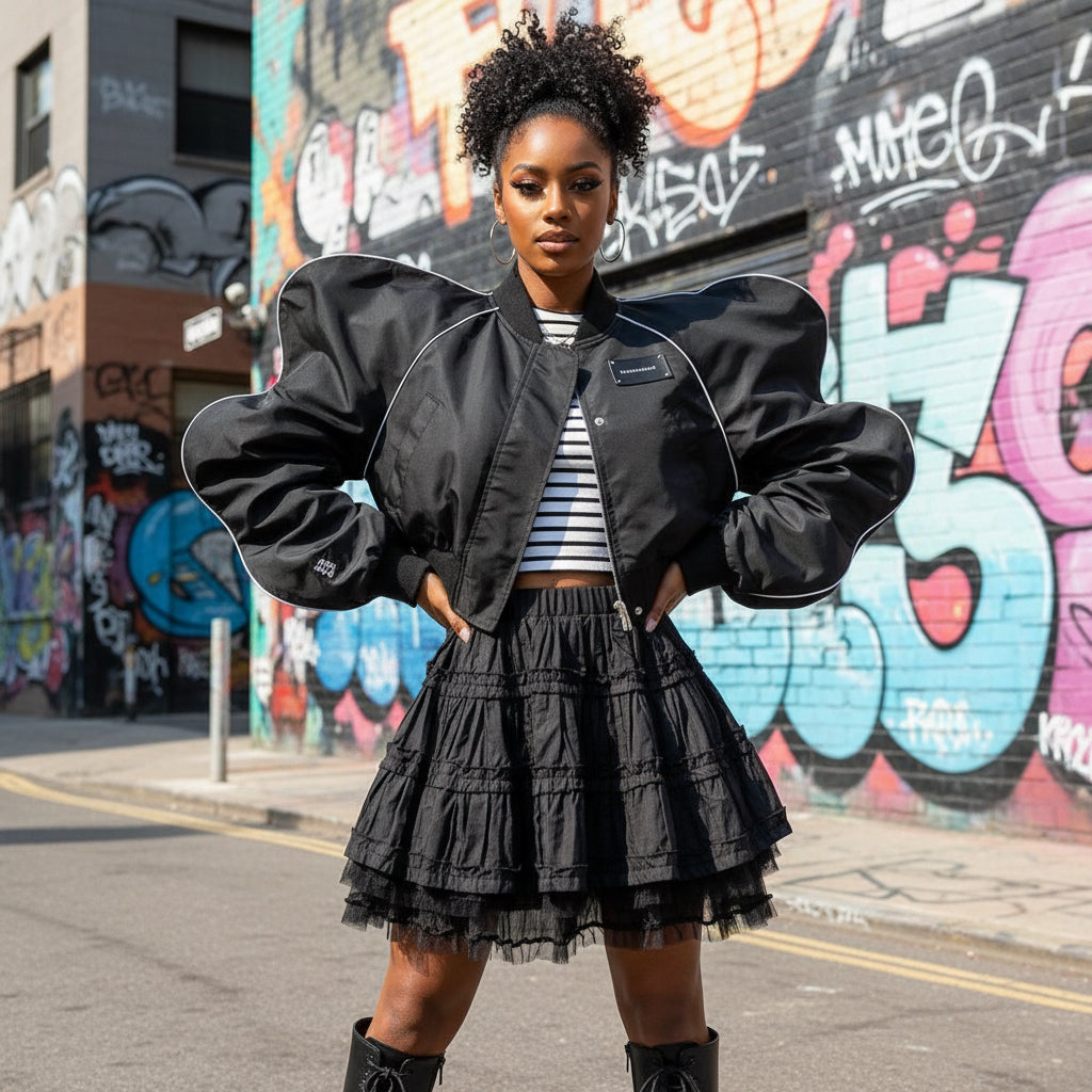 Wave Couture Puff Jacket