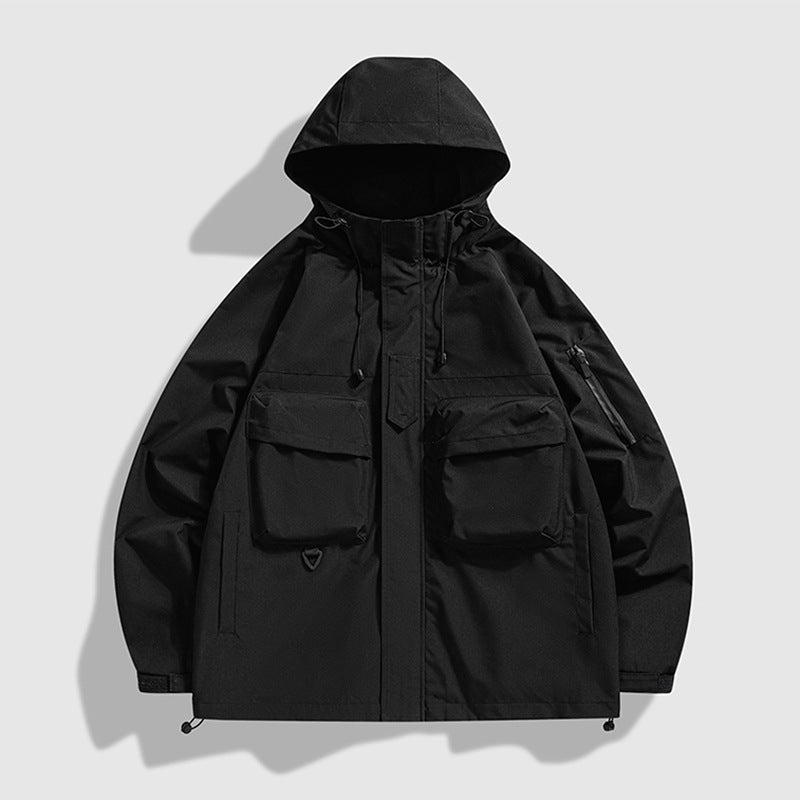 Windbreaker Cargo Hoodie