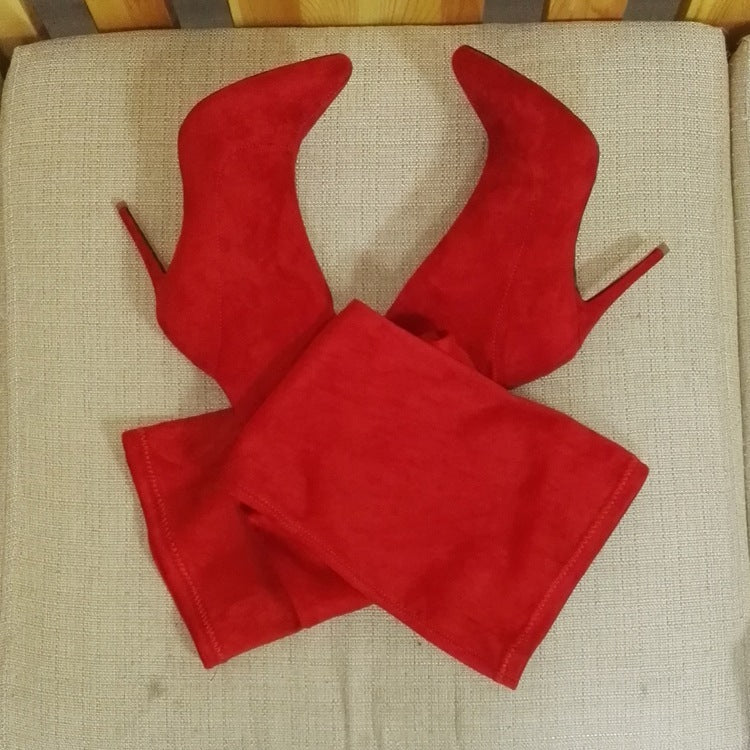 Hot Pursuit Suede Thigh-Highs (comes in 7 colors 🔥)