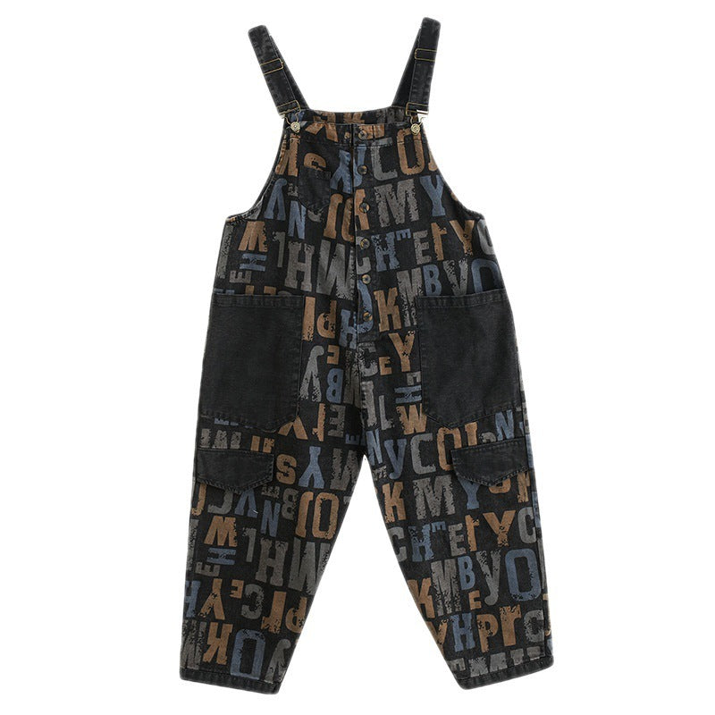 Retro Denim Chic Plus-Size Overalls