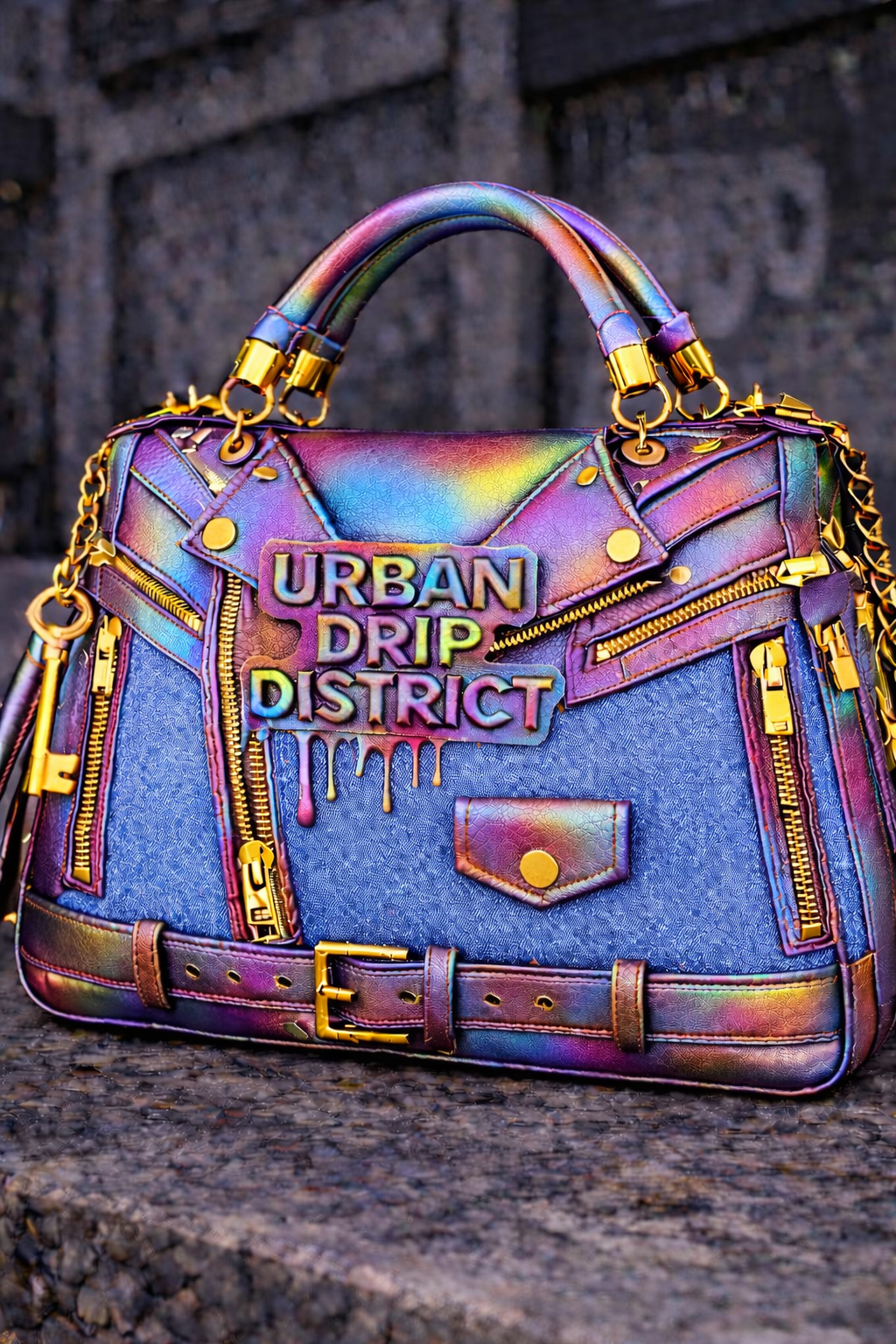 Moto Leather & Denim Bag Collection